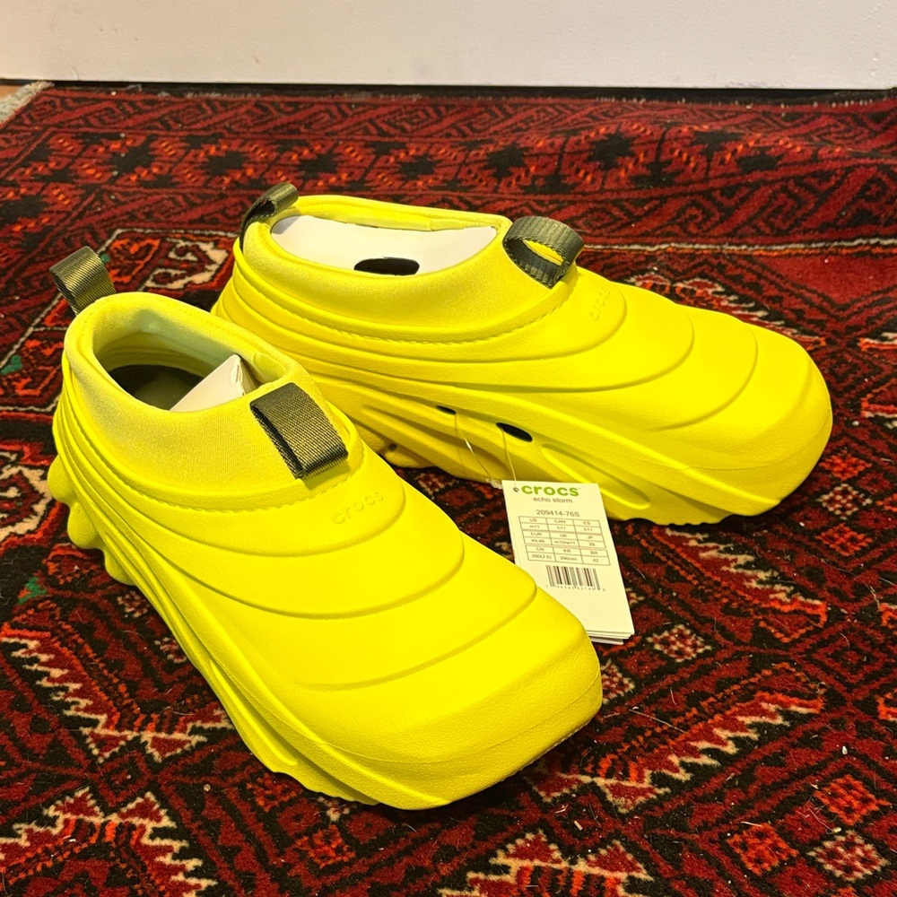 CROCS Vibrant Yellow Slip-On Shoes